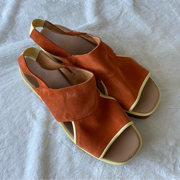 Sorel Women’s Wedge Joanie III Slingback in Desert Sun Orange Sandals 10.5 - Picture 5 of 11